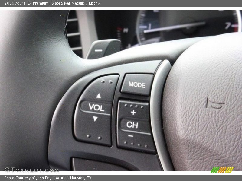 Slate Silver Metallic / Ebony 2016 Acura ILX Premium