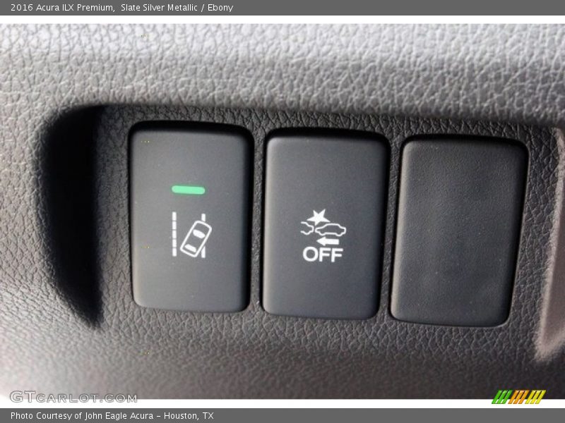 Slate Silver Metallic / Ebony 2016 Acura ILX Premium