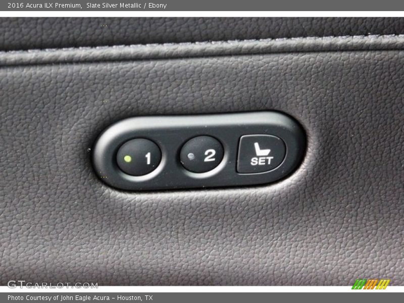 Slate Silver Metallic / Ebony 2016 Acura ILX Premium