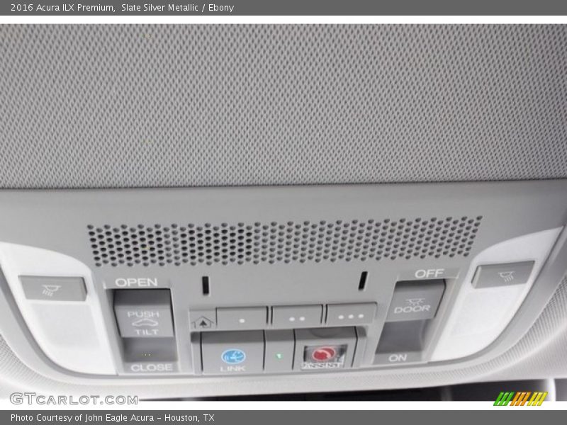 Slate Silver Metallic / Ebony 2016 Acura ILX Premium
