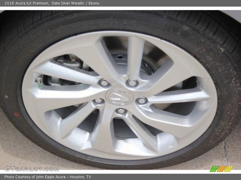 Slate Silver Metallic / Ebony 2016 Acura ILX Premium