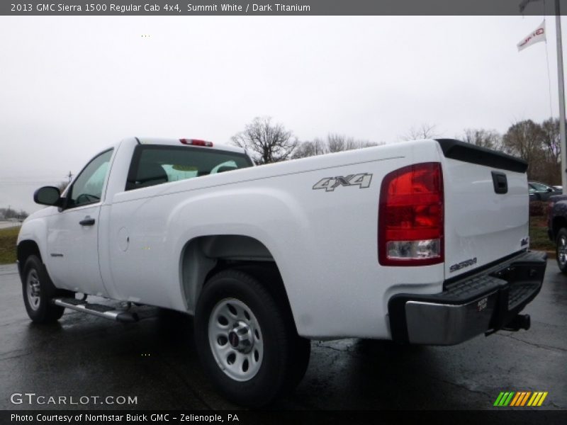 Summit White / Dark Titanium 2013 GMC Sierra 1500 Regular Cab 4x4