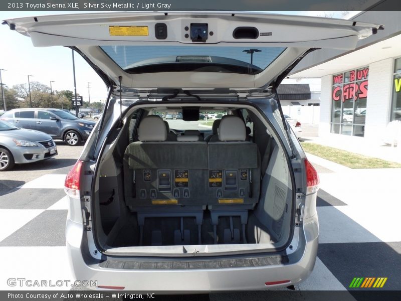Silver Sky Metallic / Light Gray 2013 Toyota Sienna XLE