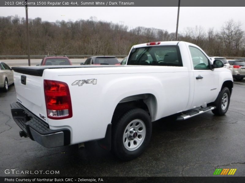 Summit White / Dark Titanium 2013 GMC Sierra 1500 Regular Cab 4x4