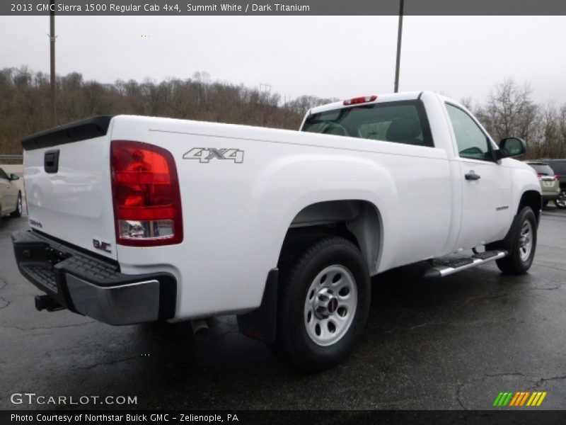 Summit White / Dark Titanium 2013 GMC Sierra 1500 Regular Cab 4x4