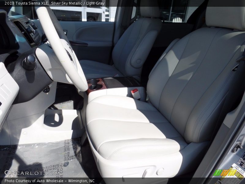 Silver Sky Metallic / Light Gray 2013 Toyota Sienna XLE