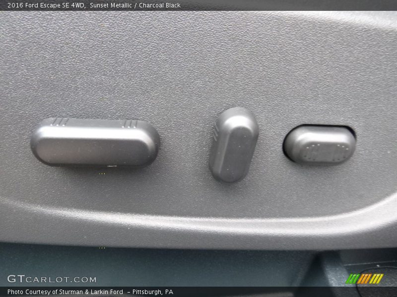 Sunset Metallic / Charcoal Black 2016 Ford Escape SE 4WD