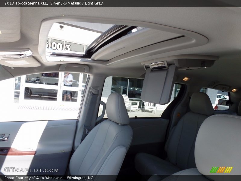 Silver Sky Metallic / Light Gray 2013 Toyota Sienna XLE