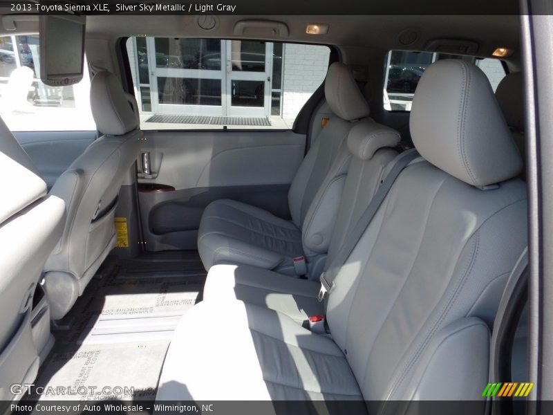 Silver Sky Metallic / Light Gray 2013 Toyota Sienna XLE