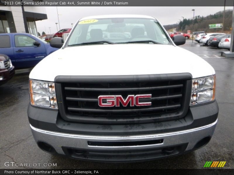 Summit White / Dark Titanium 2013 GMC Sierra 1500 Regular Cab 4x4