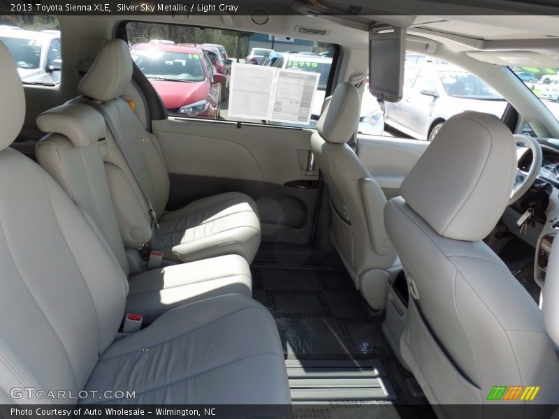 Silver Sky Metallic / Light Gray 2013 Toyota Sienna XLE