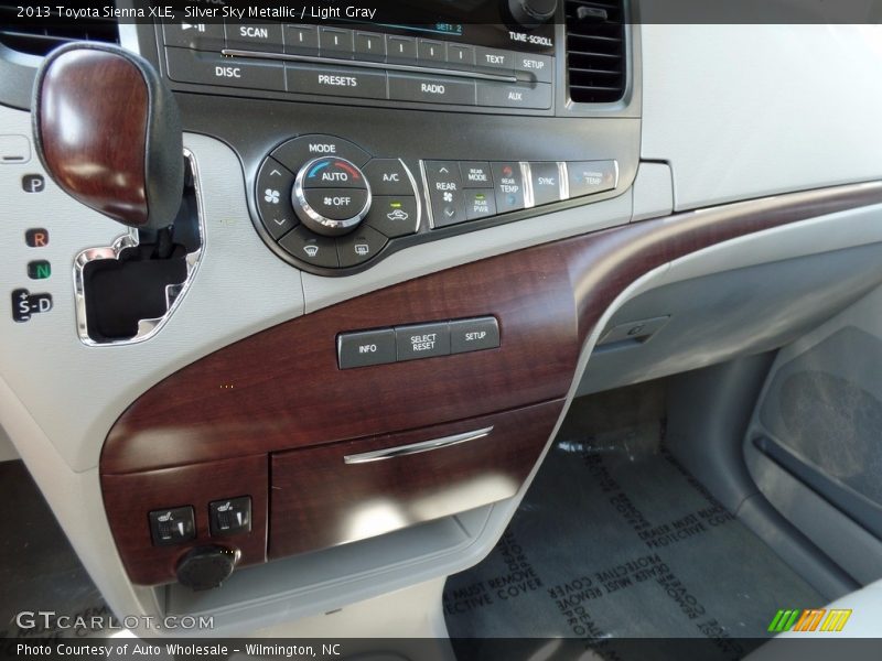 Silver Sky Metallic / Light Gray 2013 Toyota Sienna XLE