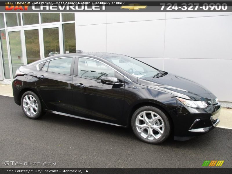 Mosaic Black Metallic / Jet Black/Jet Black 2017 Chevrolet Volt Premier