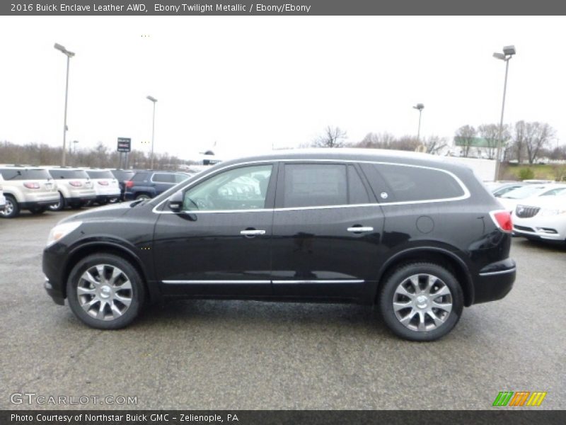 Ebony Twilight Metallic / Ebony/Ebony 2016 Buick Enclave Leather AWD