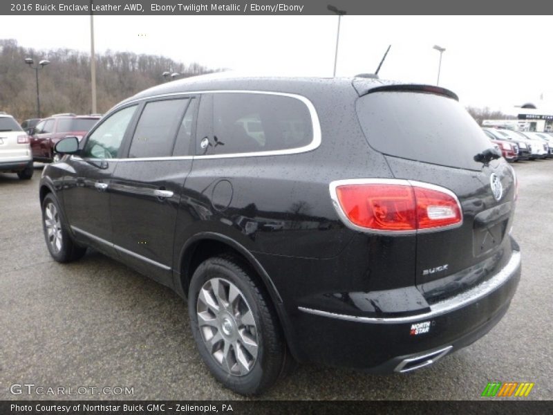 Ebony Twilight Metallic / Ebony/Ebony 2016 Buick Enclave Leather AWD