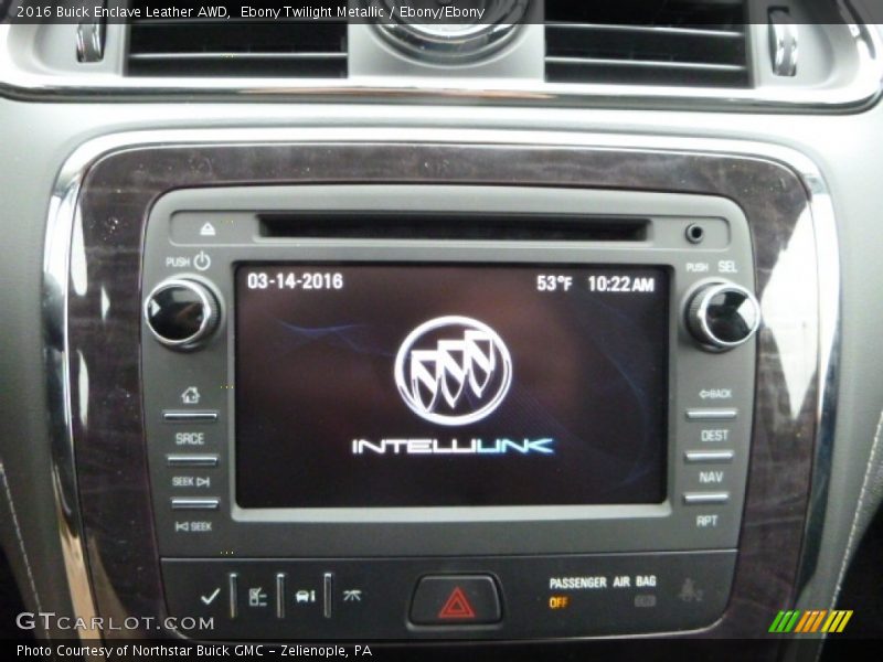 Ebony Twilight Metallic / Ebony/Ebony 2016 Buick Enclave Leather AWD