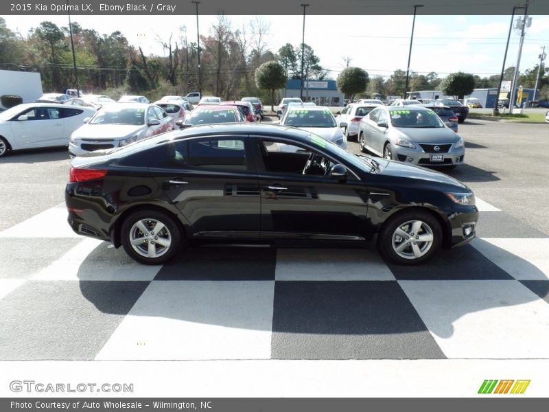 Ebony Black / Gray 2015 Kia Optima LX
