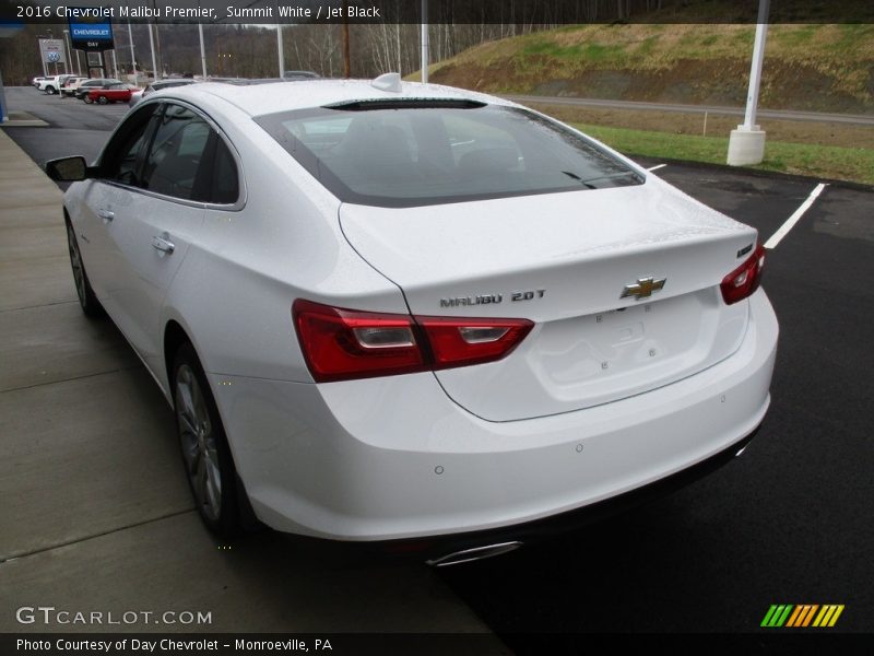 Summit White / Jet Black 2016 Chevrolet Malibu Premier