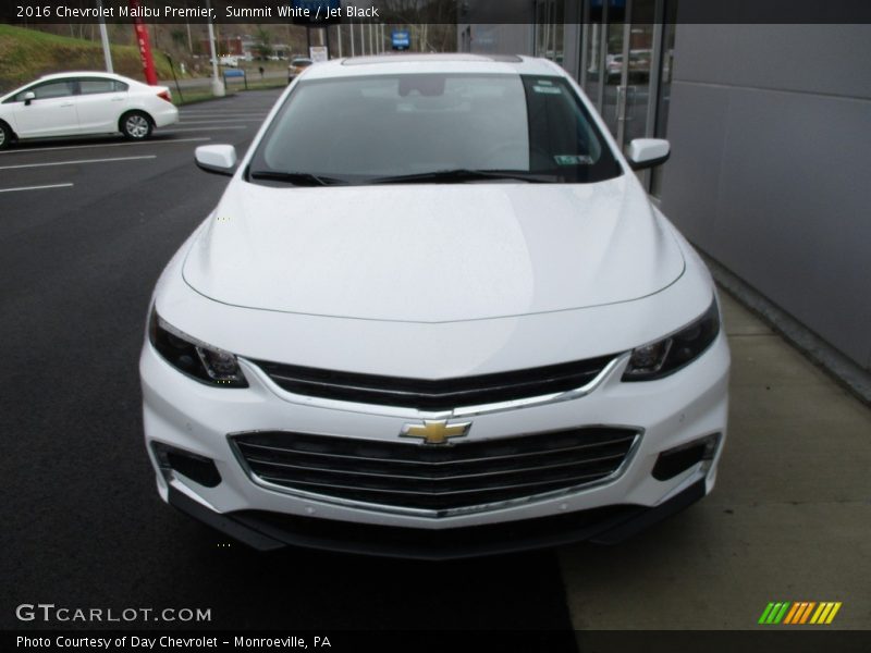 Summit White / Jet Black 2016 Chevrolet Malibu Premier