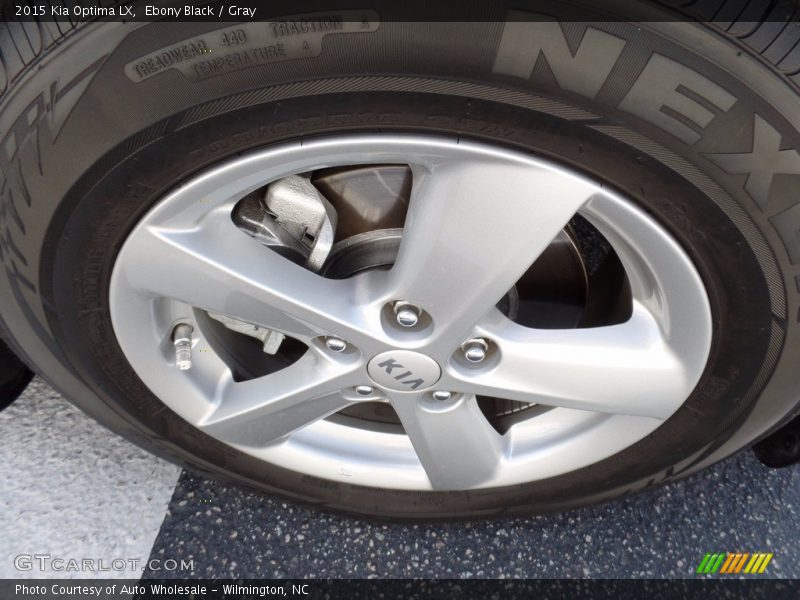 Ebony Black / Gray 2015 Kia Optima LX