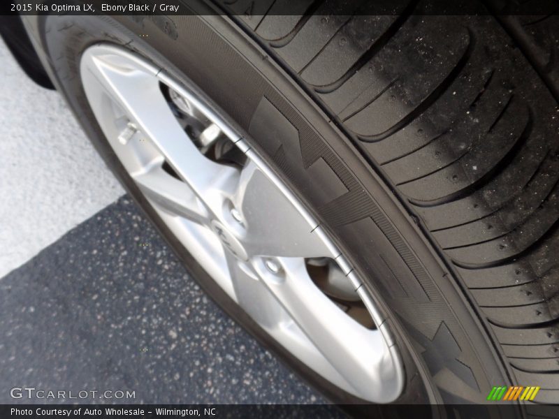 Ebony Black / Gray 2015 Kia Optima LX