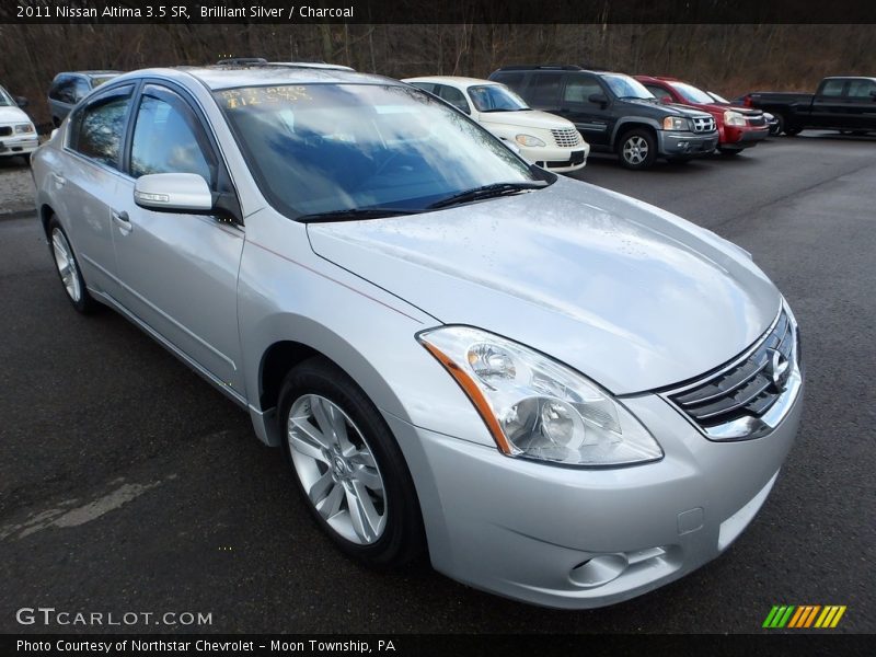 Brilliant Silver / Charcoal 2011 Nissan Altima 3.5 SR