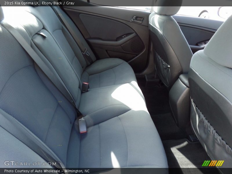 Ebony Black / Gray 2015 Kia Optima LX