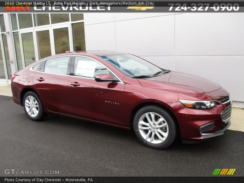 Butte Red Metallic / Dark Atmosphere/Medium Ash Gray 2016 Chevrolet Malibu LT