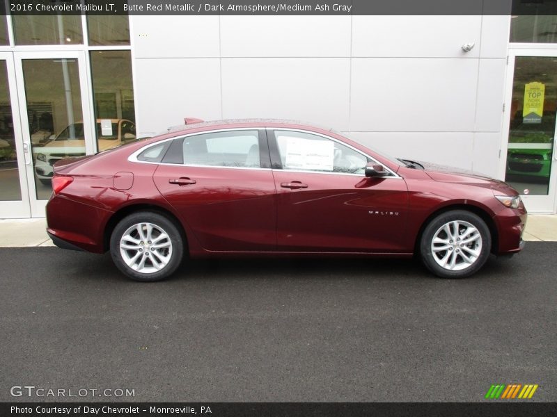 Butte Red Metallic / Dark Atmosphere/Medium Ash Gray 2016 Chevrolet Malibu LT
