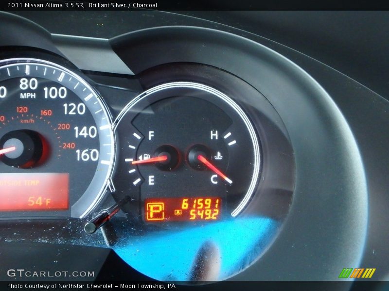 Brilliant Silver / Charcoal 2011 Nissan Altima 3.5 SR