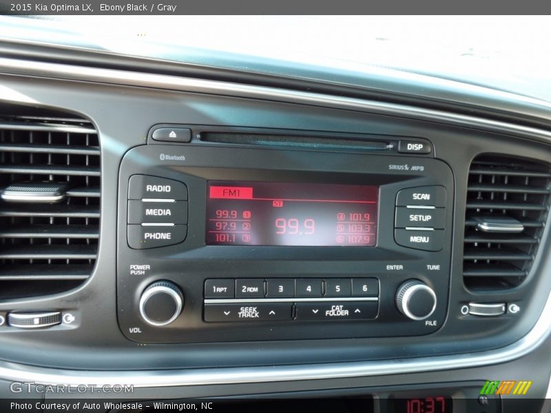 Ebony Black / Gray 2015 Kia Optima LX