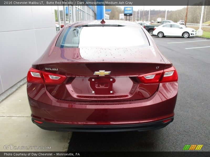 Butte Red Metallic / Dark Atmosphere/Medium Ash Gray 2016 Chevrolet Malibu LT