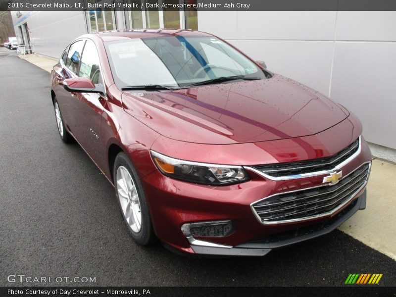 Butte Red Metallic / Dark Atmosphere/Medium Ash Gray 2016 Chevrolet Malibu LT