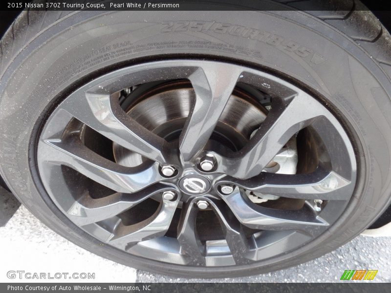 Pearl White / Persimmon 2015 Nissan 370Z Touring Coupe