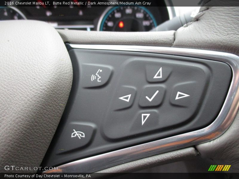 Butte Red Metallic / Dark Atmosphere/Medium Ash Gray 2016 Chevrolet Malibu LT