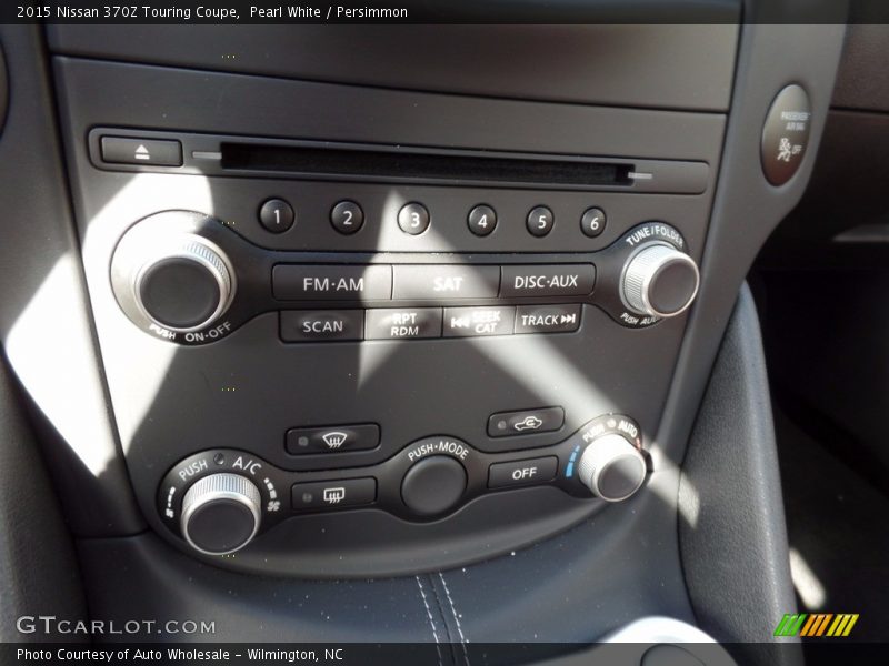 Pearl White / Persimmon 2015 Nissan 370Z Touring Coupe