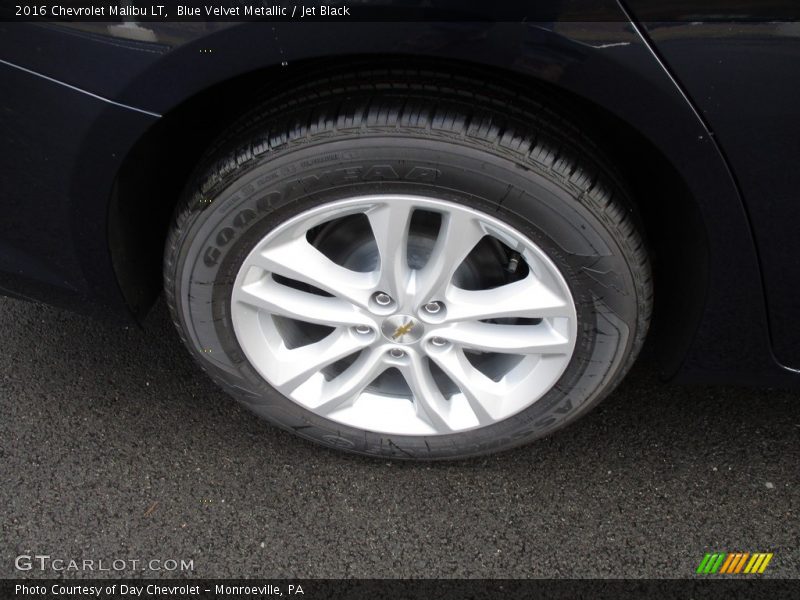 Blue Velvet Metallic / Jet Black 2016 Chevrolet Malibu LT