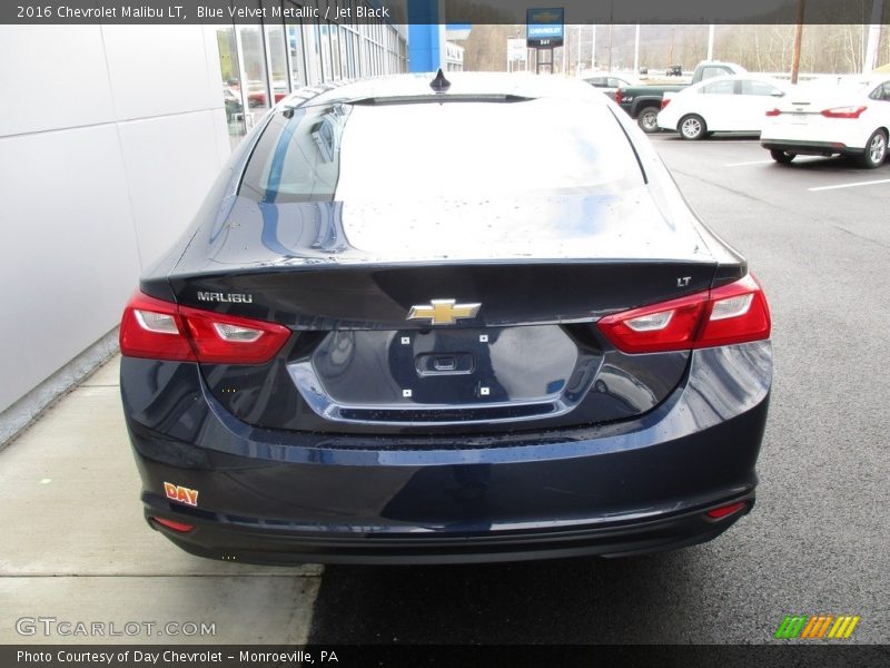Blue Velvet Metallic / Jet Black 2016 Chevrolet Malibu LT