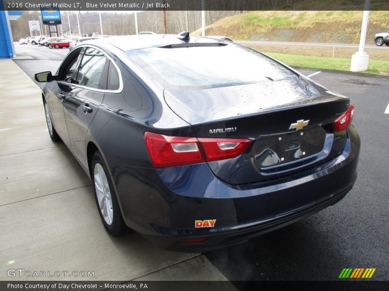 Blue Velvet Metallic / Jet Black 2016 Chevrolet Malibu LT