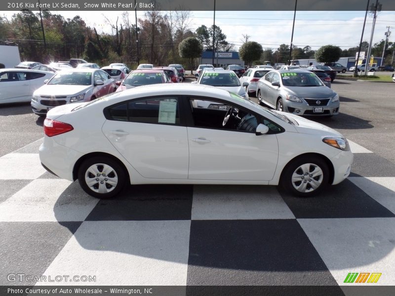 Snow White Pearl / Black 2016 Kia Forte LX Sedan