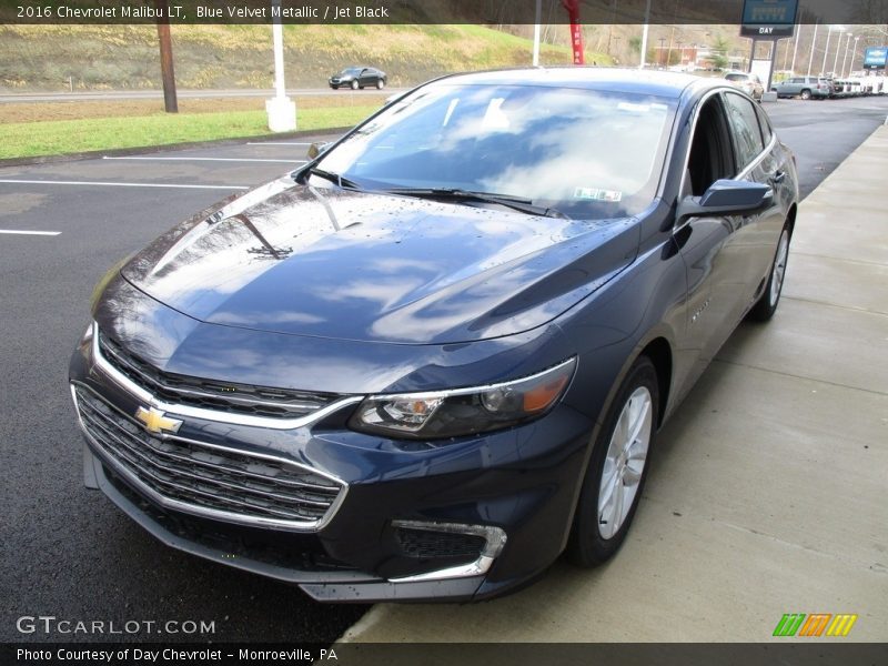 Blue Velvet Metallic / Jet Black 2016 Chevrolet Malibu LT