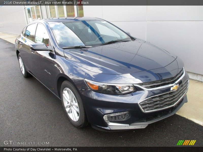 Blue Velvet Metallic / Jet Black 2016 Chevrolet Malibu LT