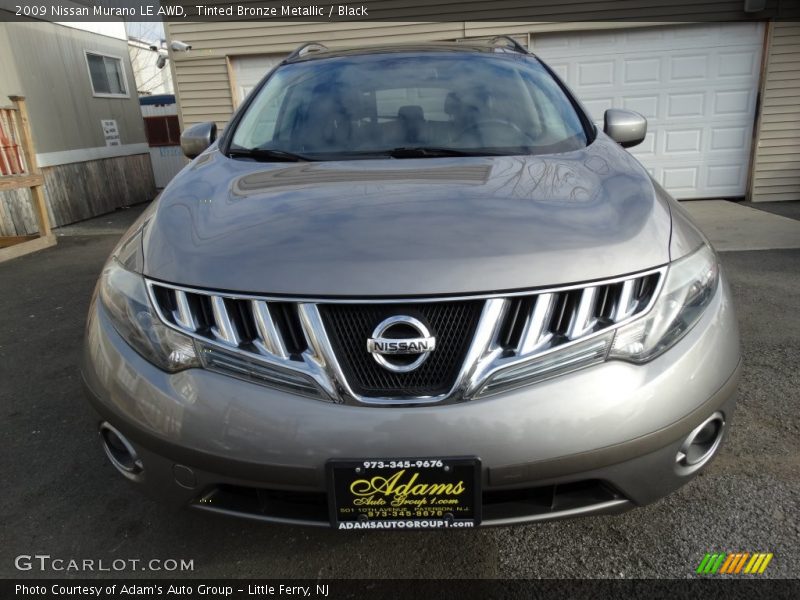Tinted Bronze Metallic / Black 2009 Nissan Murano LE AWD