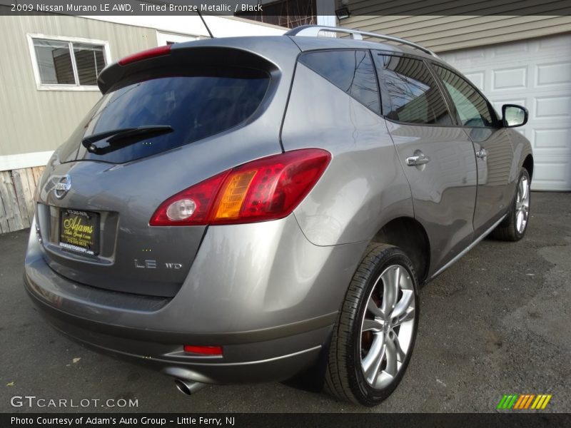 Tinted Bronze Metallic / Black 2009 Nissan Murano LE AWD
