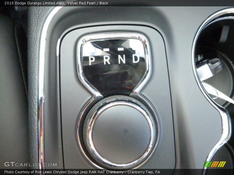 Velvet Red Pearl / Black 2016 Dodge Durango Limited AWD