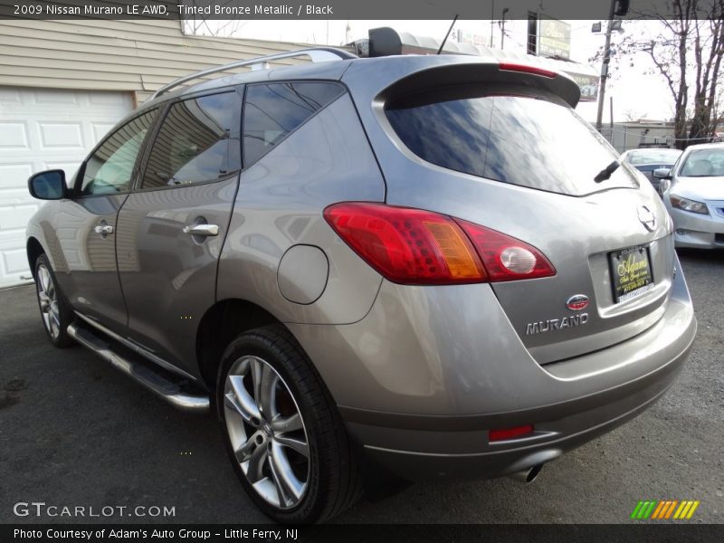 Tinted Bronze Metallic / Black 2009 Nissan Murano LE AWD