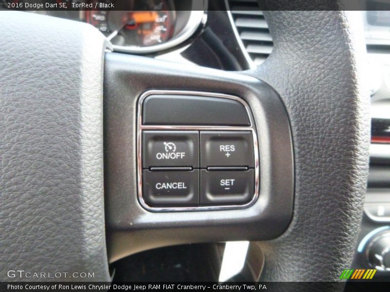 TorRed / Black 2016 Dodge Dart SE