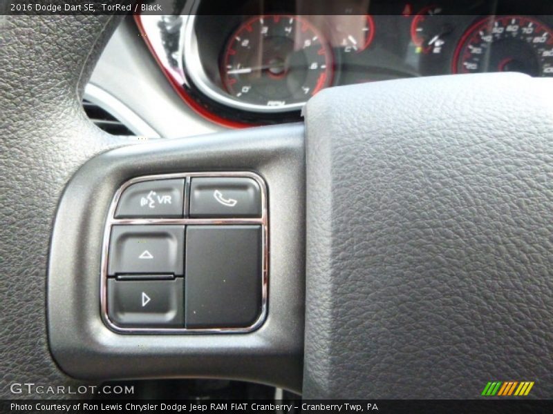 TorRed / Black 2016 Dodge Dart SE