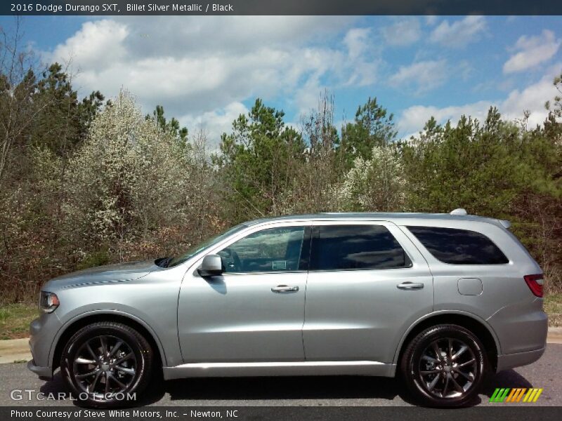Billet Silver Metallic / Black 2016 Dodge Durango SXT