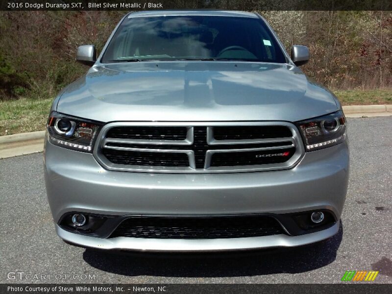 Billet Silver Metallic / Black 2016 Dodge Durango SXT